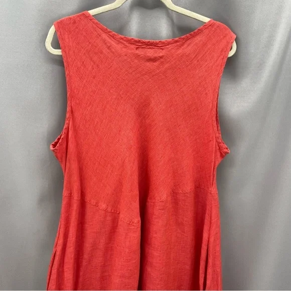 Flax Red Midi Dress - Picture 7 of 9